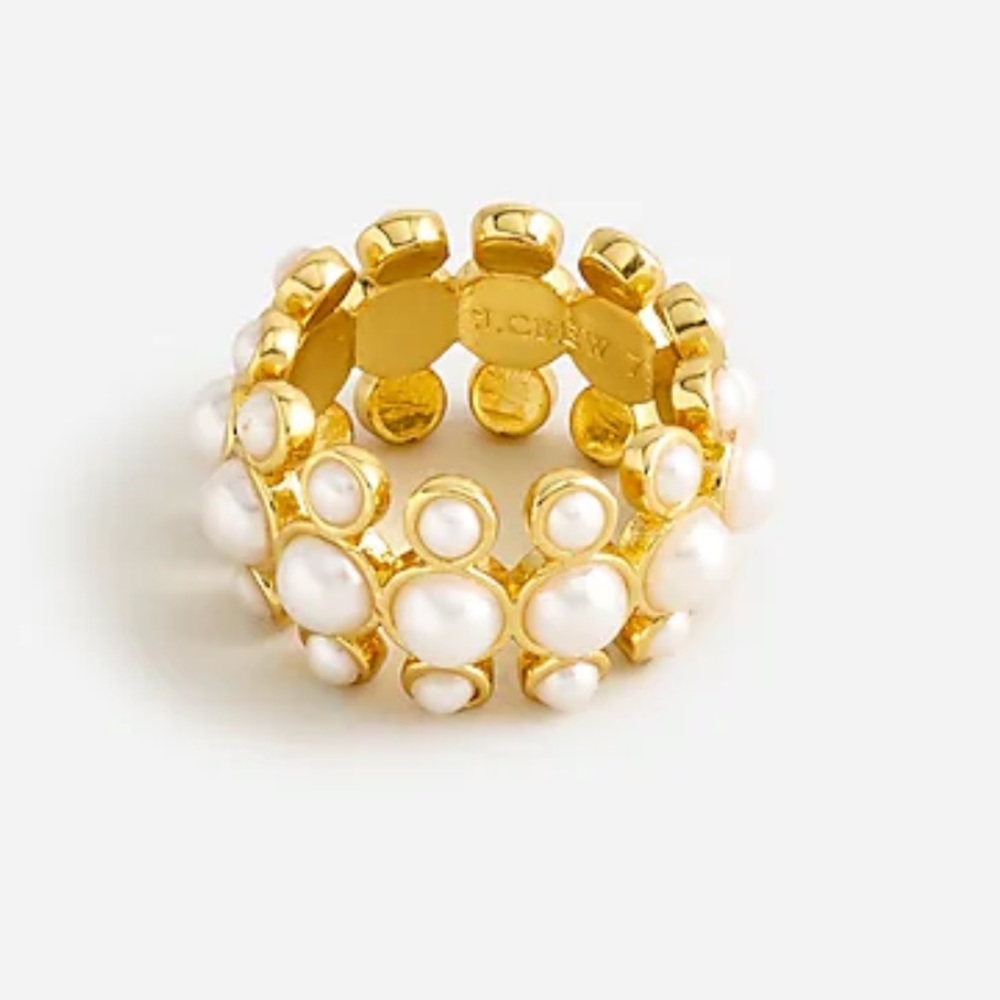JCREW PEARL RING SZ 5 NWT